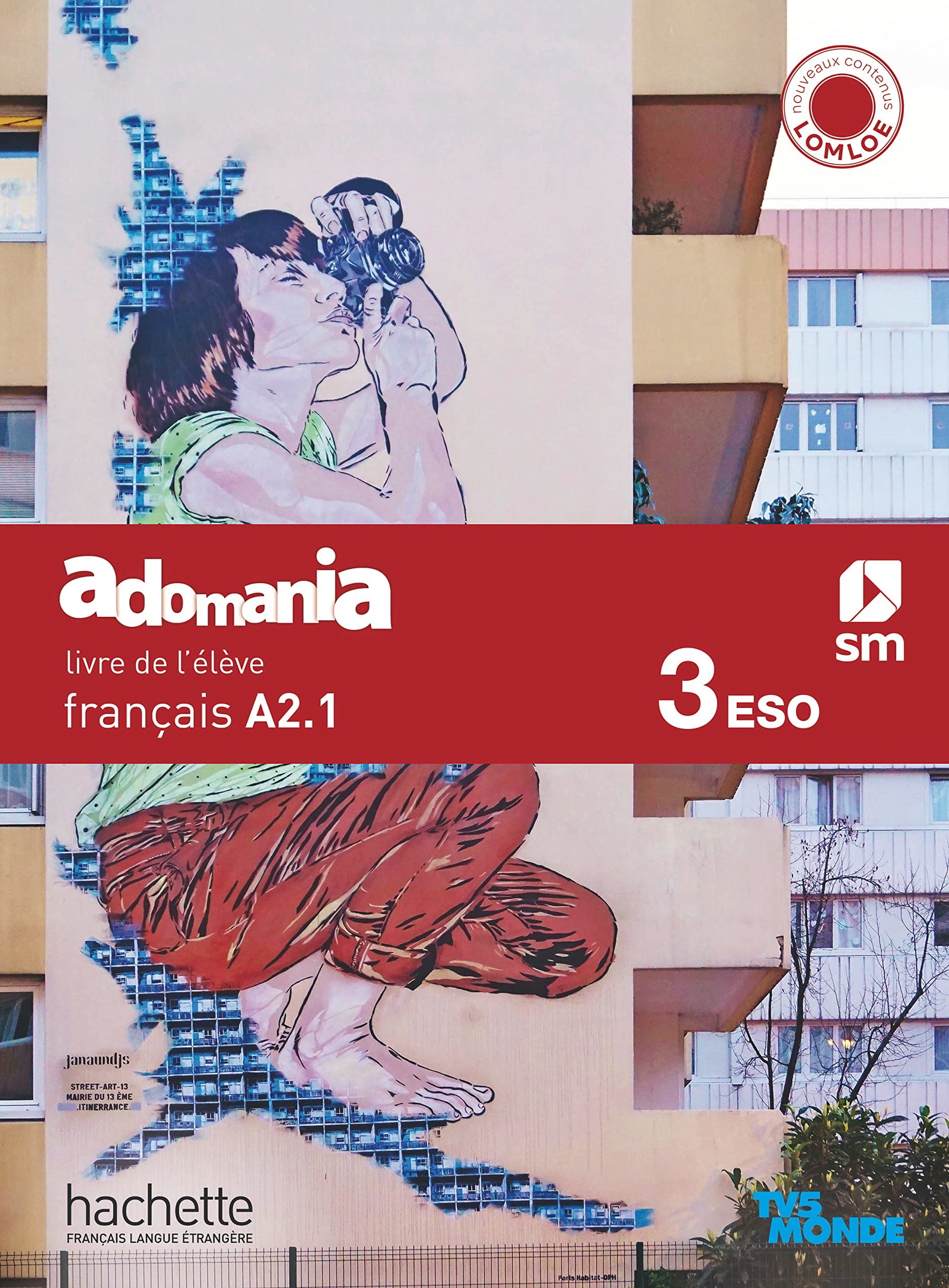 Francés. 3 Secundaria. Adomanía - 9788413926261 (ADOMANIA)