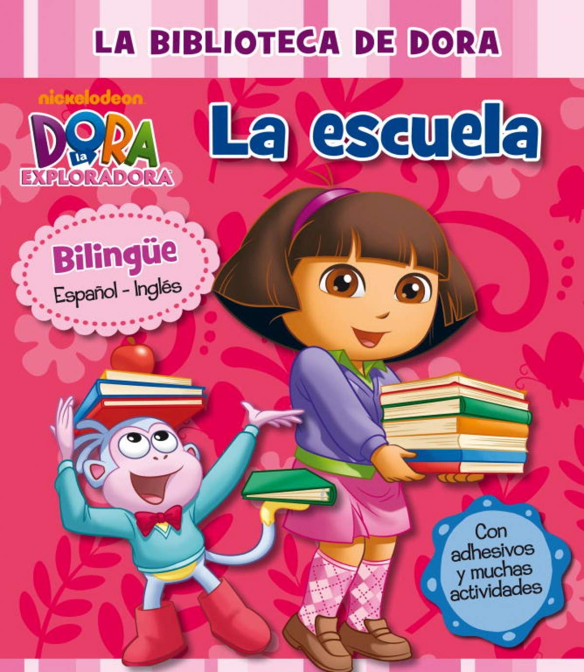 Mi Primera Biblioteca. La Escuela: (edición bilingüe español-inglés) (con adhesivos y muchas actividades) (Nickelodeon)