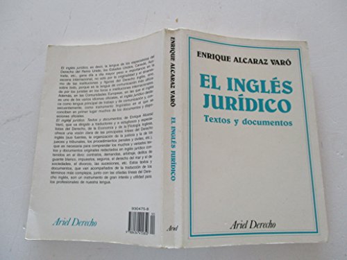 Ingles juridico, el. textos y documentos