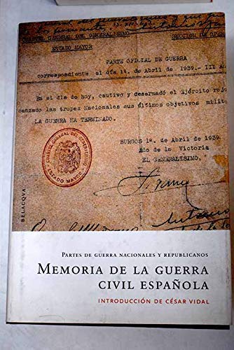 Memoria de la Guerra civil española