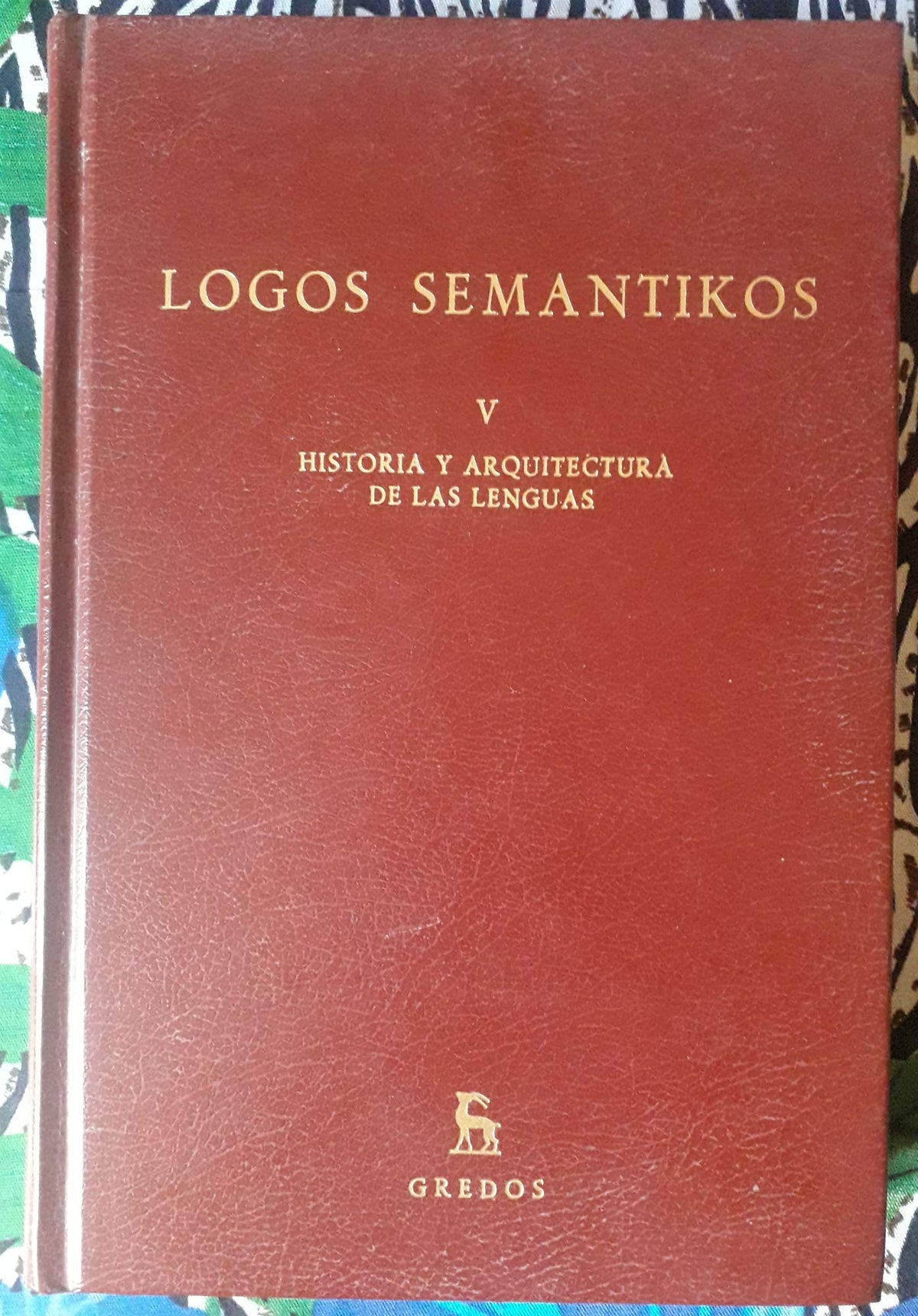 Logos semantikos vol v: historia y arqui