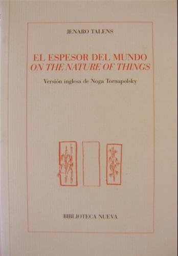 El espesor del mundo