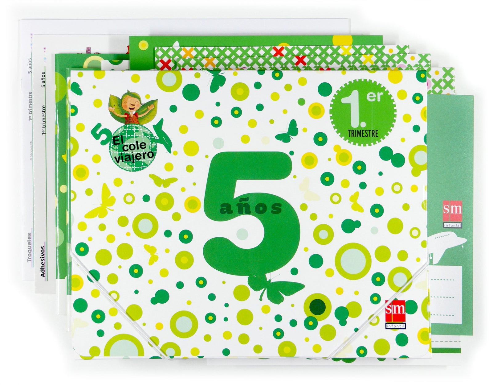 El cole viajero. 5 años, 1 trimestre - 9788467517057