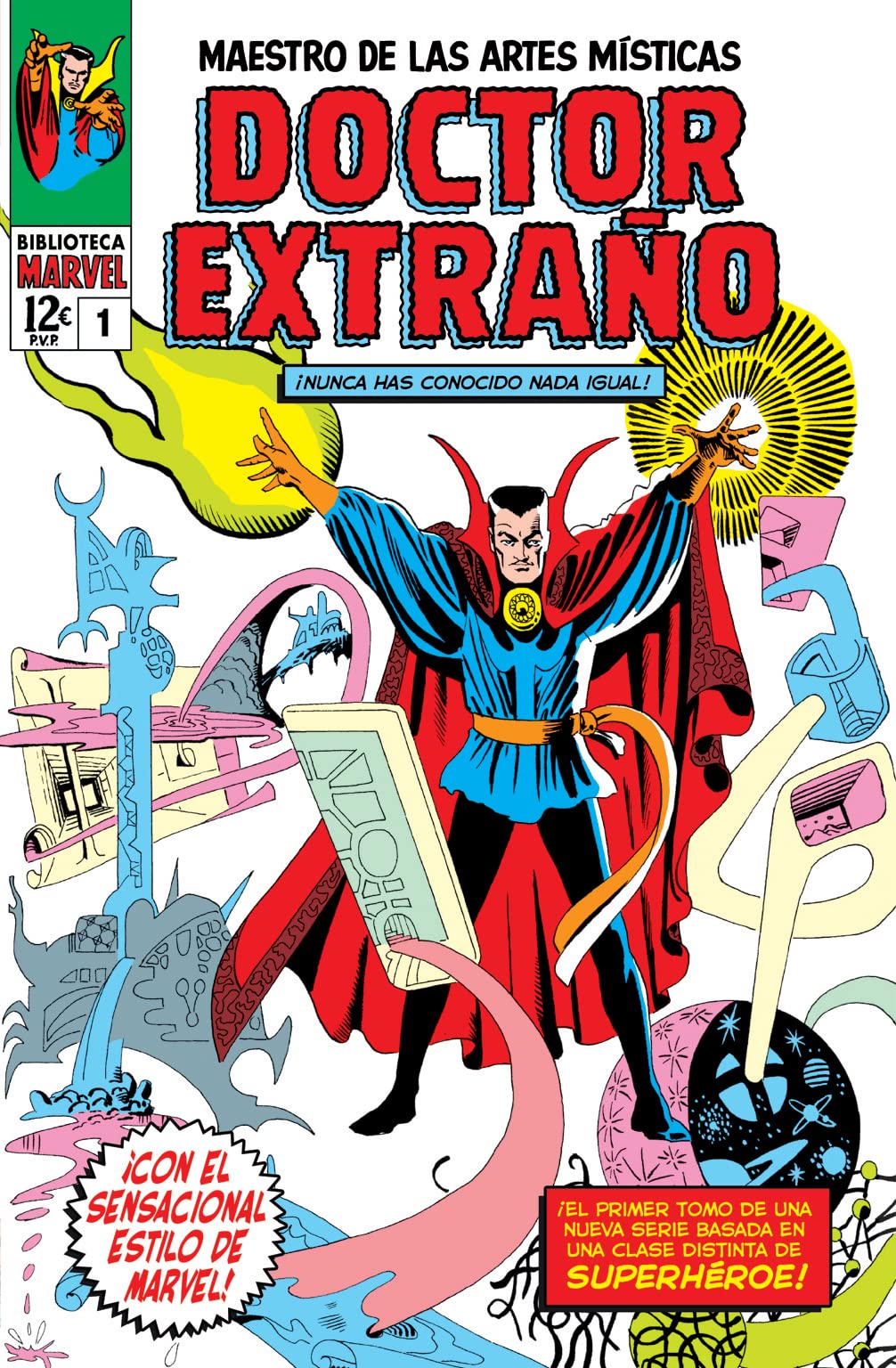 Biblioteca marvel doctor extraño 1. 1963-64: strange tales 110, 111, 114-127 usa