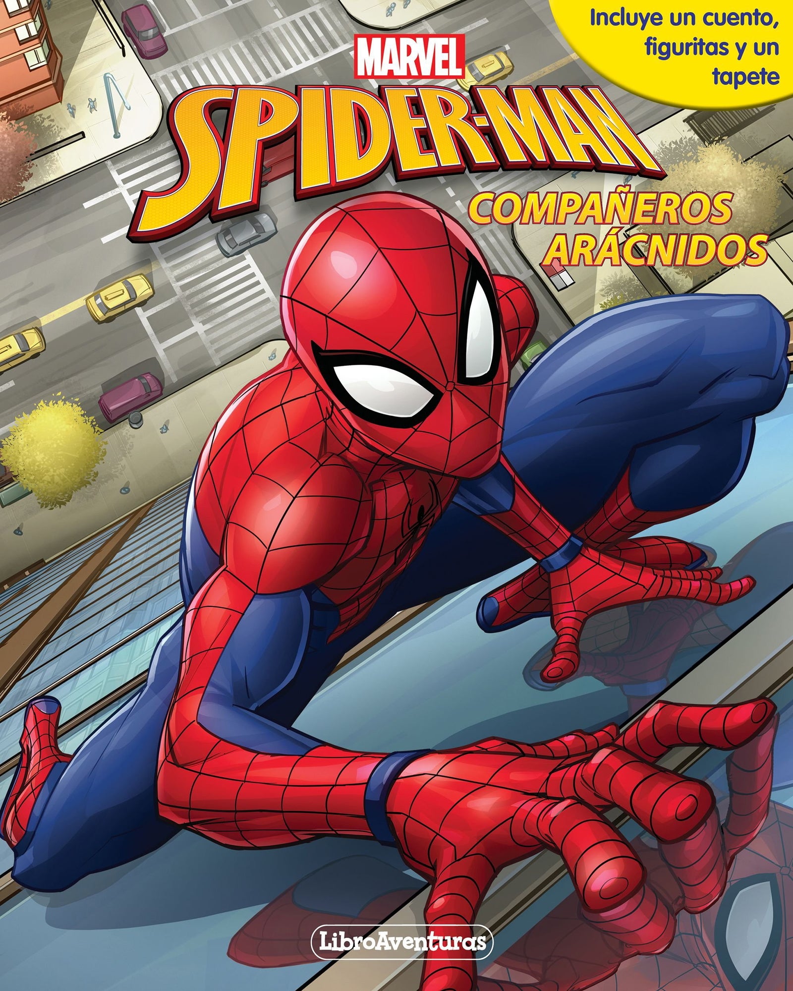 Spider-Man. Libroaventuras. Compañeros arácnidos: Incluye un cuento, figuritas y un tapete