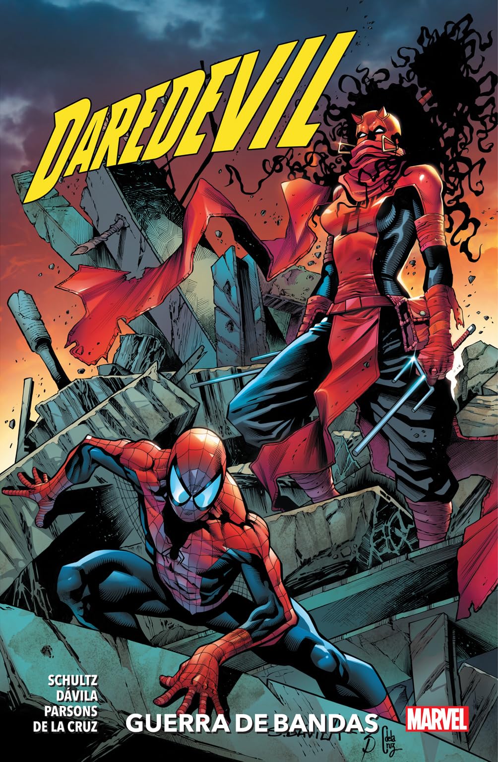 100% Marvel daredevil. guerra de bandas