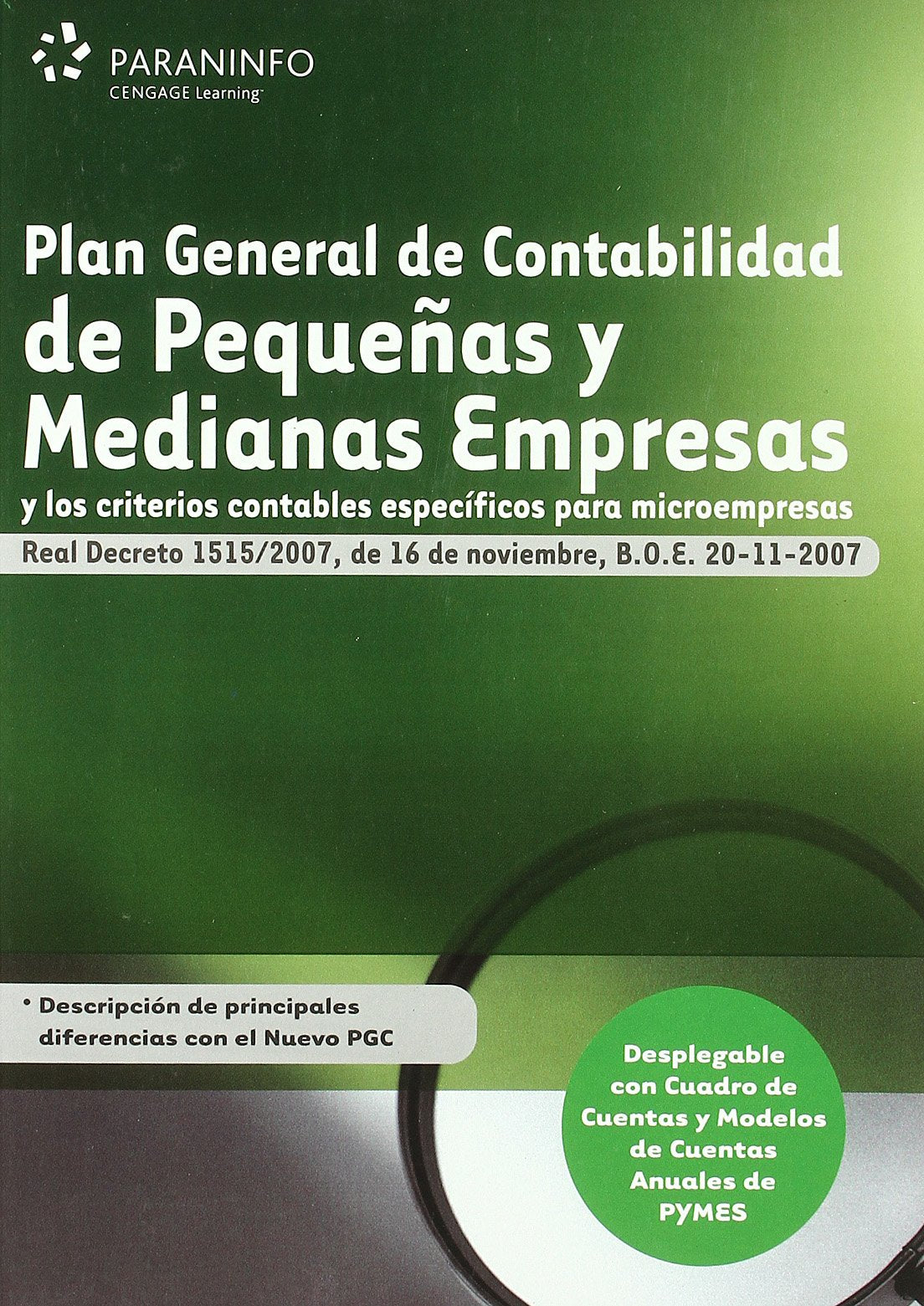 Plan general de contabilidad de pequeñas y medianas empresas