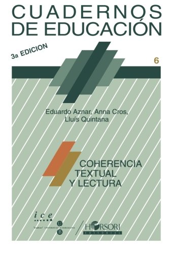 Coherencia textual y lectura (Cuadernos de educación)