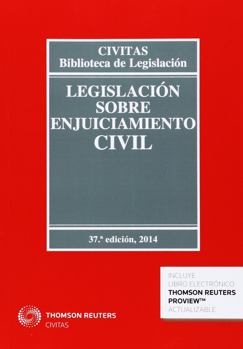 Legislación sobre enjuiciamiento civil 37º ed: 12 (Biblioteca de Legislación)