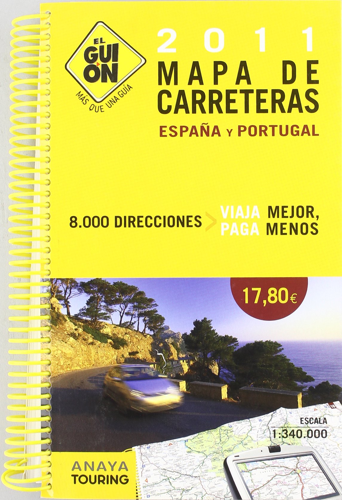 El Guión 1:340.000. Mapa de Carreteras España y Portugal (2011)
