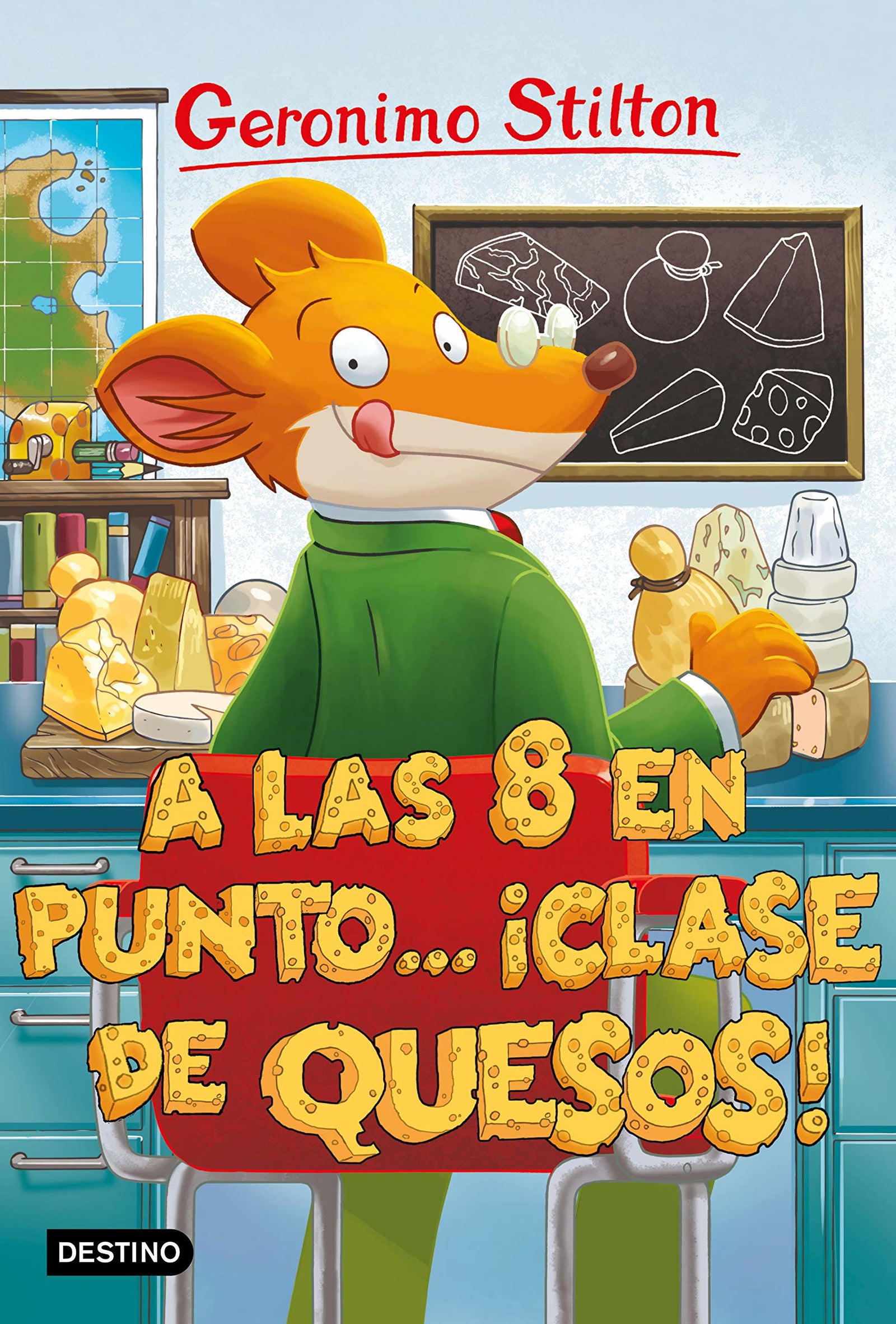A las ocho en punto... ¡clase de quesos!: Ciudad de Ceniza: 54 (Geronimo Stilton)