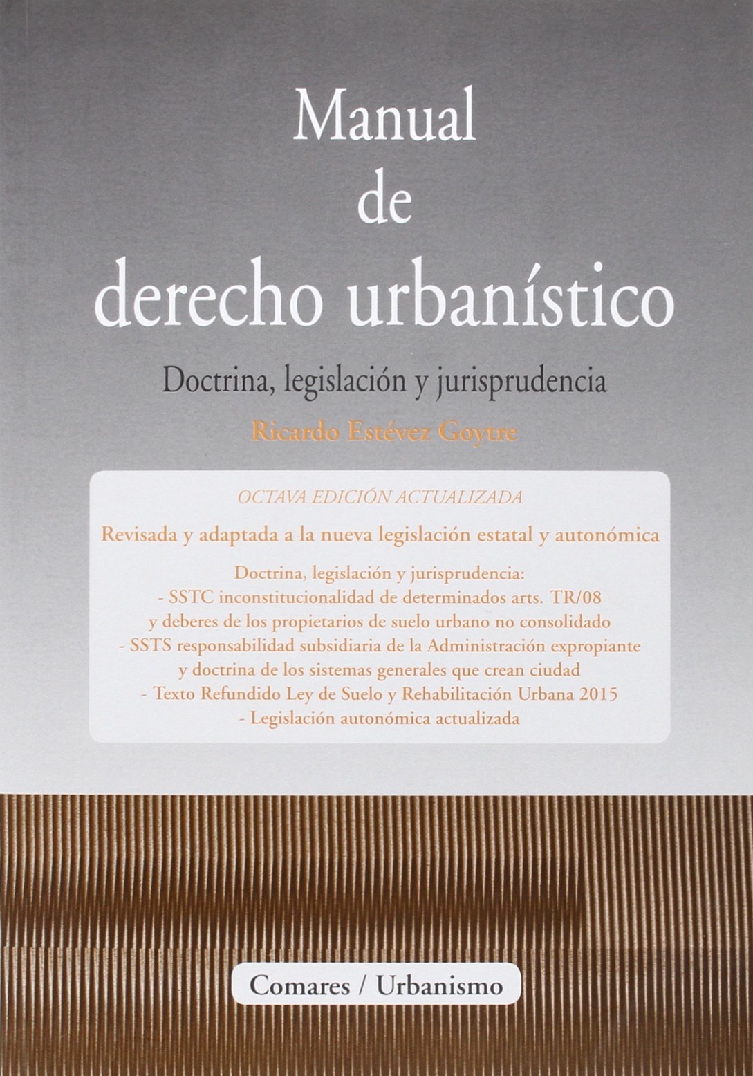 Manual de Derecho Urbanístico
