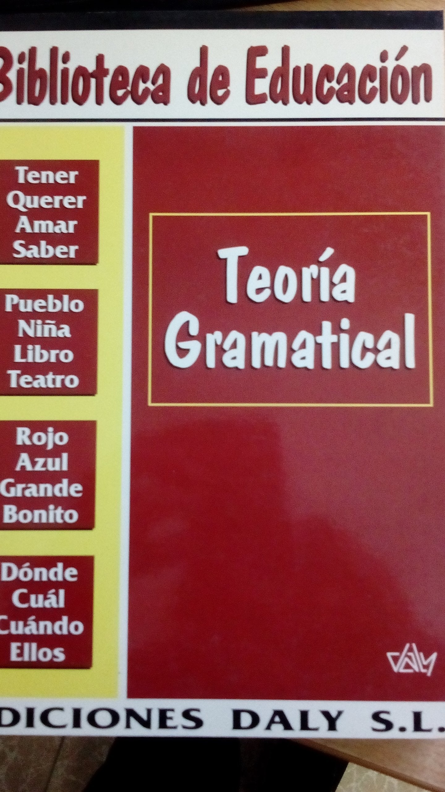 Teoria gramatical, 2º nivel