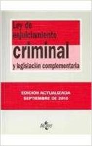 Ley de Enjuiciamiento Criminal: y legislación complementaria (Derecho - Biblioteca De Textos Legales)