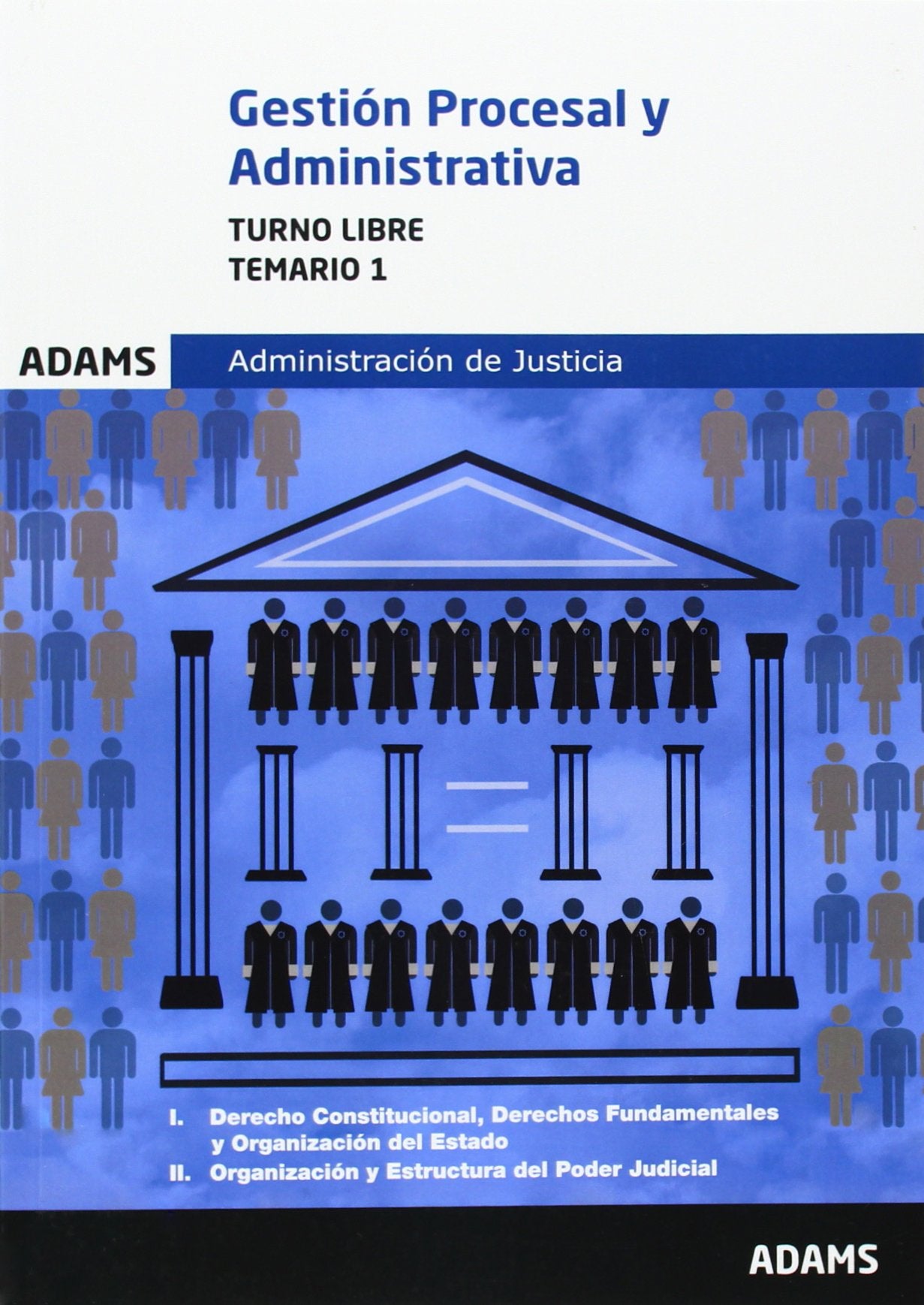 Gestión Procesal y Administrativa, turno libre. Temario 1 (O.VARIAS)