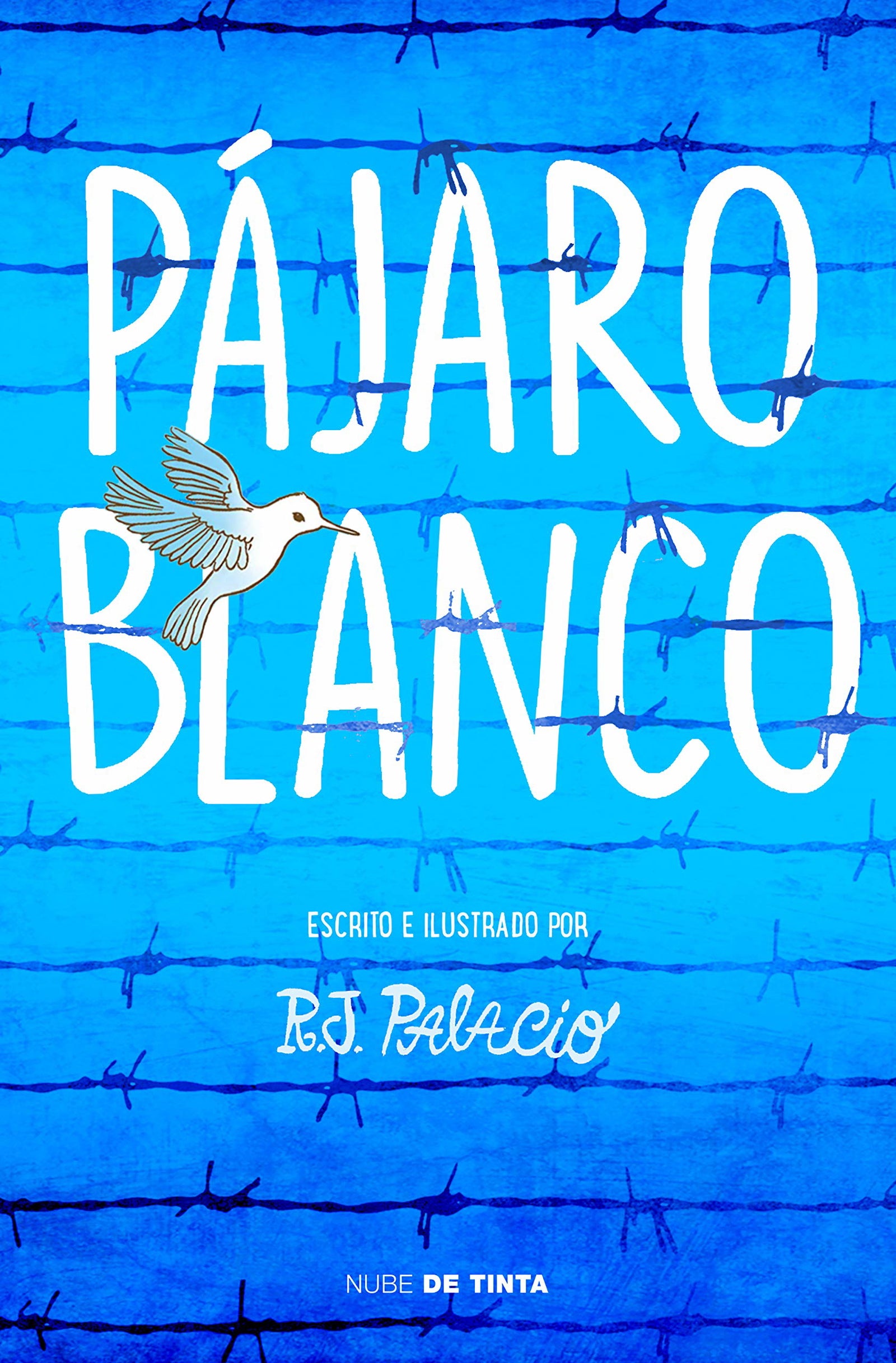 Pájaro blanco (Nube de Tinta)