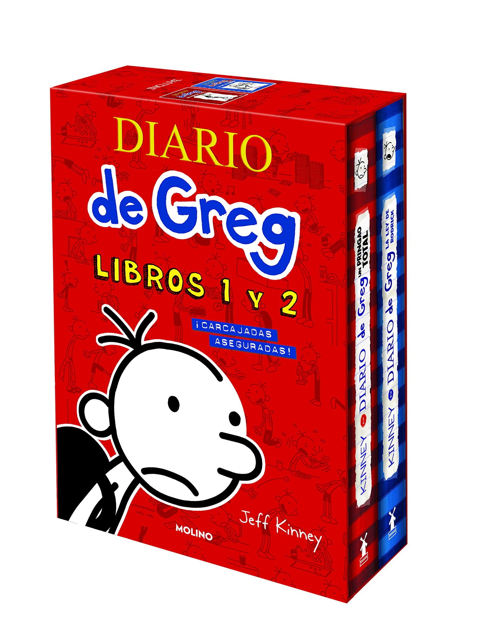 Diario de Greg - Libros 1 y 2 (estuche con: Un pringao total | La ley de Rodrick): ¡Carcajadas aseguradas! (Universo Diario de Greg)