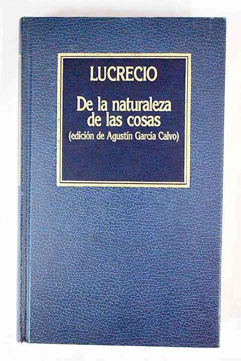 De la naturaleza de las cosas