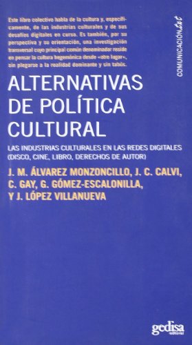 Alternativas de política cultural (SIN COLECCION)
