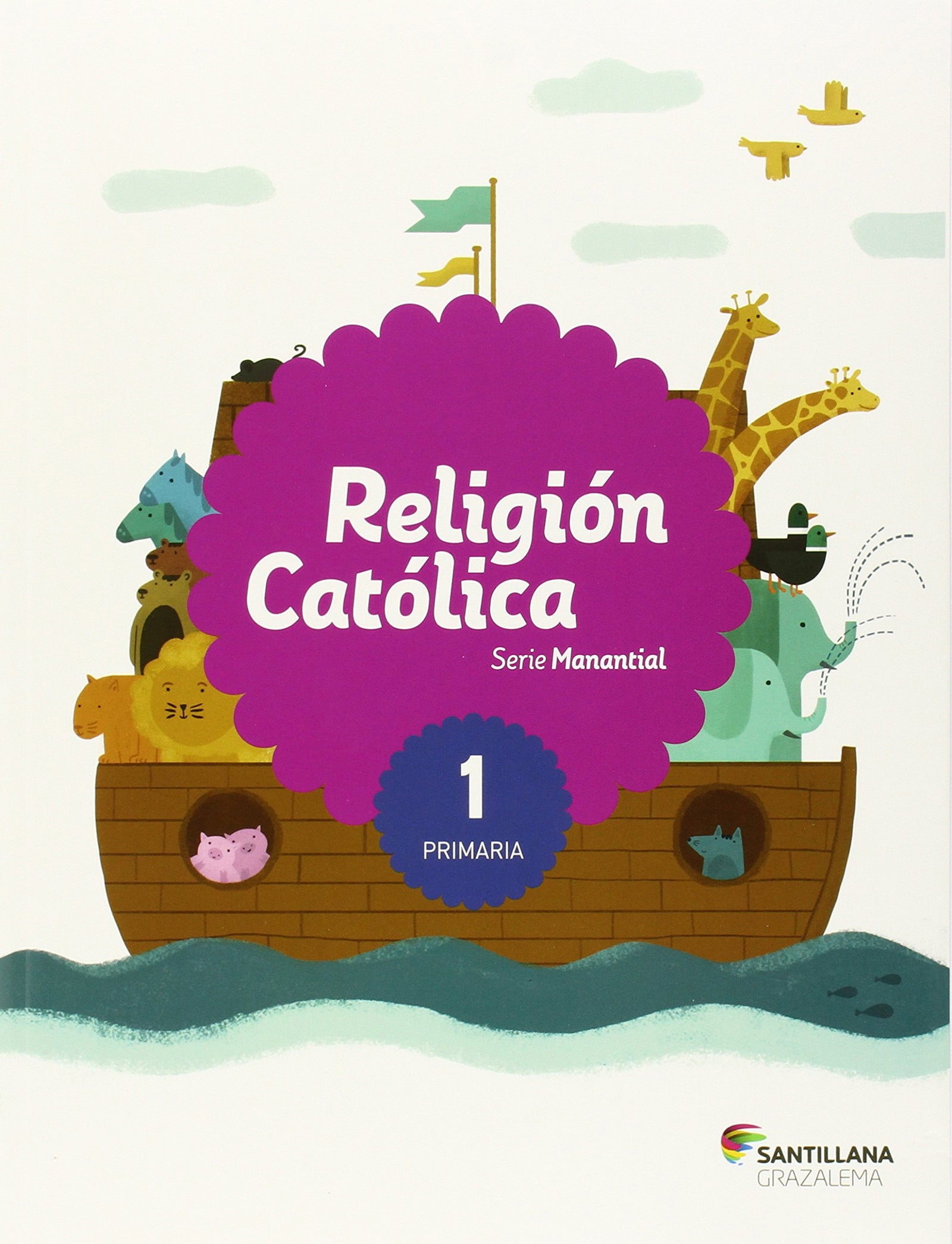 RELIGION CATOLICA SERIE MANANTIAL 1 PRI - 9788483055557