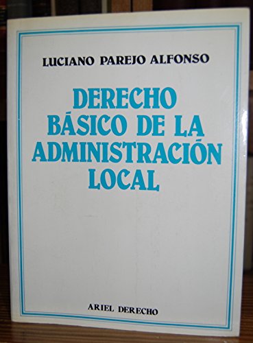 Derecho basico de la administracion local