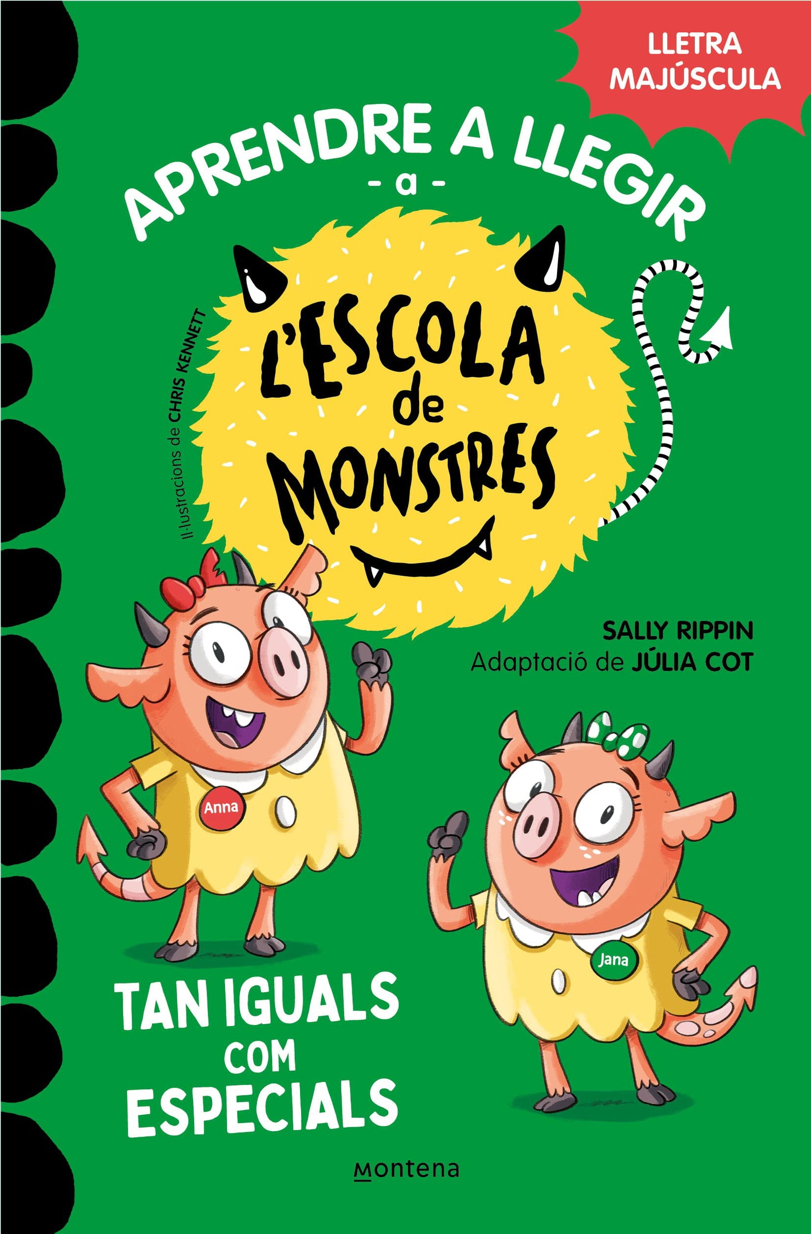Aprendre a llegir a l'Escola de Monstres 3 - Tan iguals com especials: Amb lletra MAJÚSCULA (llibres per a nens a partir de 5 anys) (Montena)
