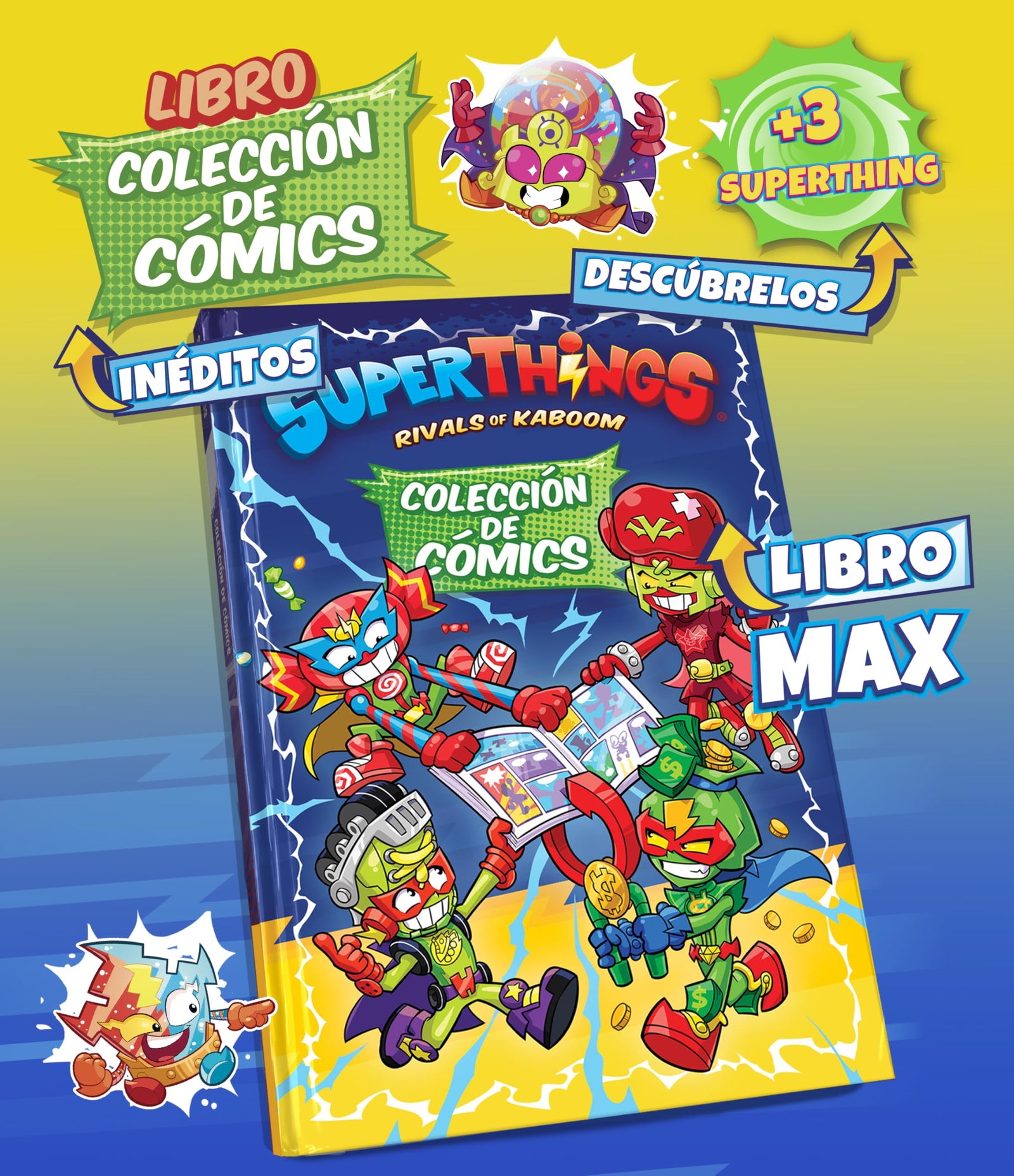 Libro Coleccionista Cómics Superthings - Neon Power & Beyond - MAX