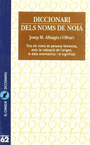Diccionari dels noms de noia (El Cangur)