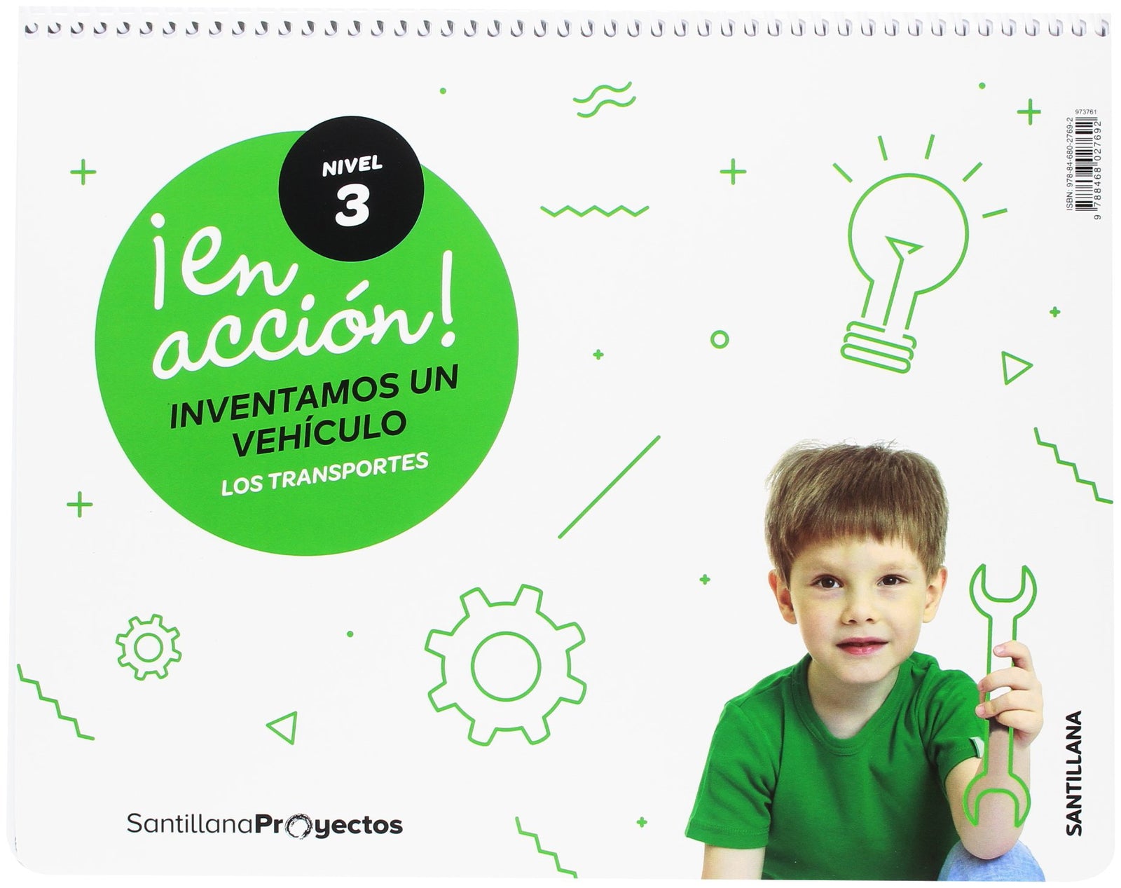 ¡EN ACCION! NIVEL 3 INVENTAMOS UN VEHICULO. LOS TRANSPORTES - 9788468027692 (CUANTO SABEMOS)