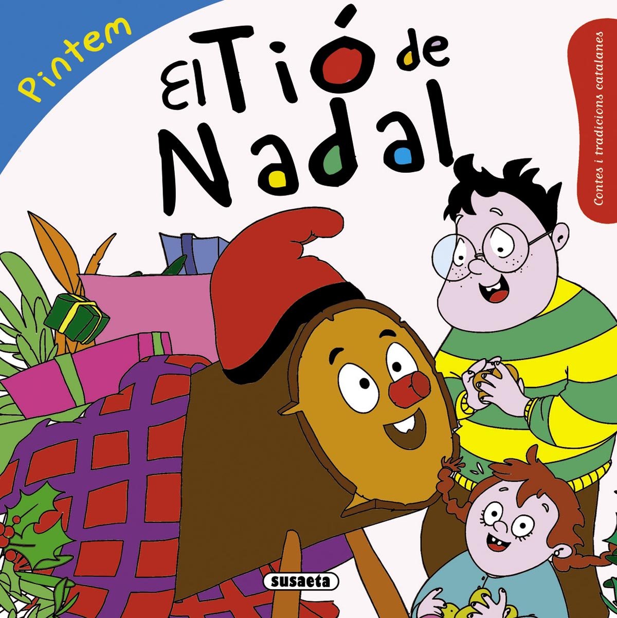 El Tió de Nadal (Contes i tradicions catalanes colorir)