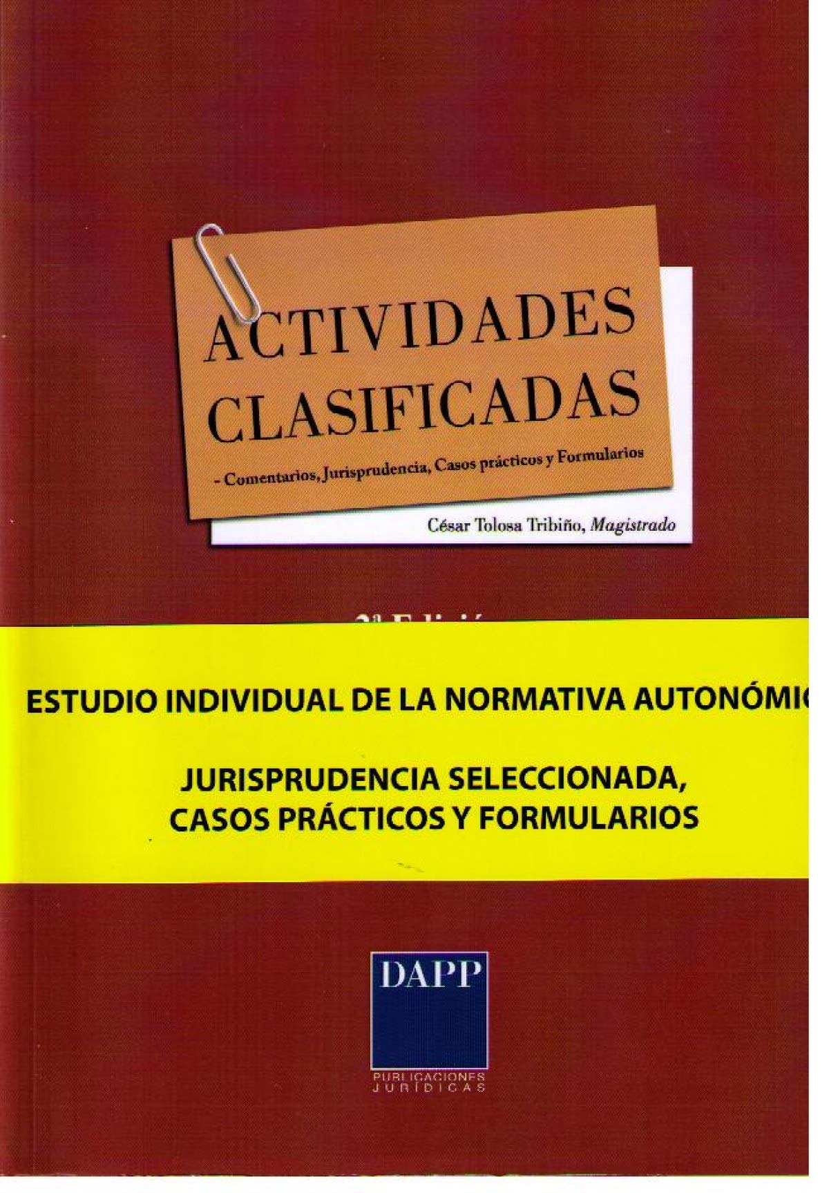 Actividades clasificadas