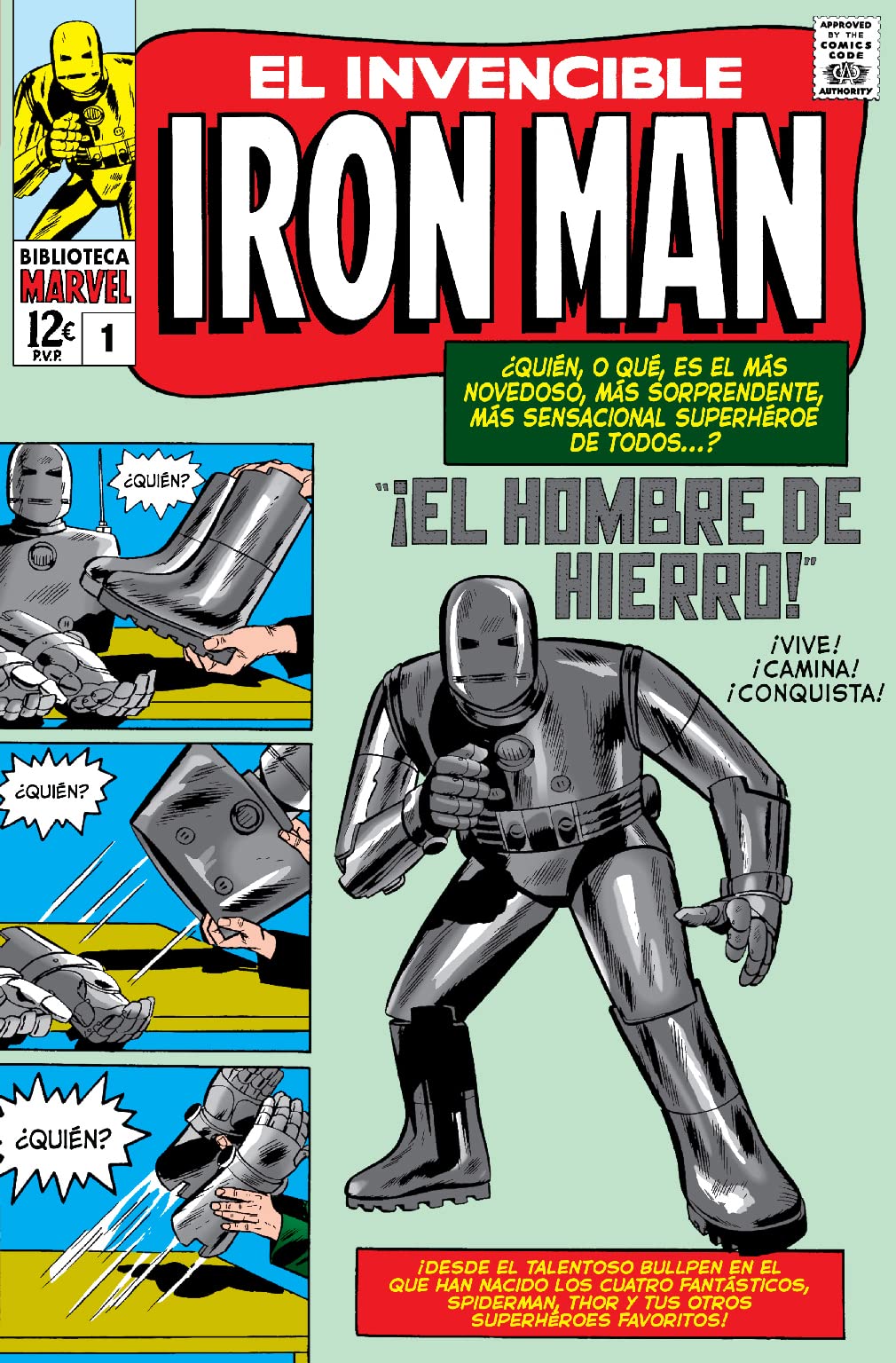 El Invencible Iron Man 1. 1963 (BIBLIOTECA MARVEL)