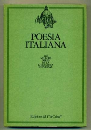 Poesia italiana.: Antologia (MOLU-Les Millors Obres de la L)