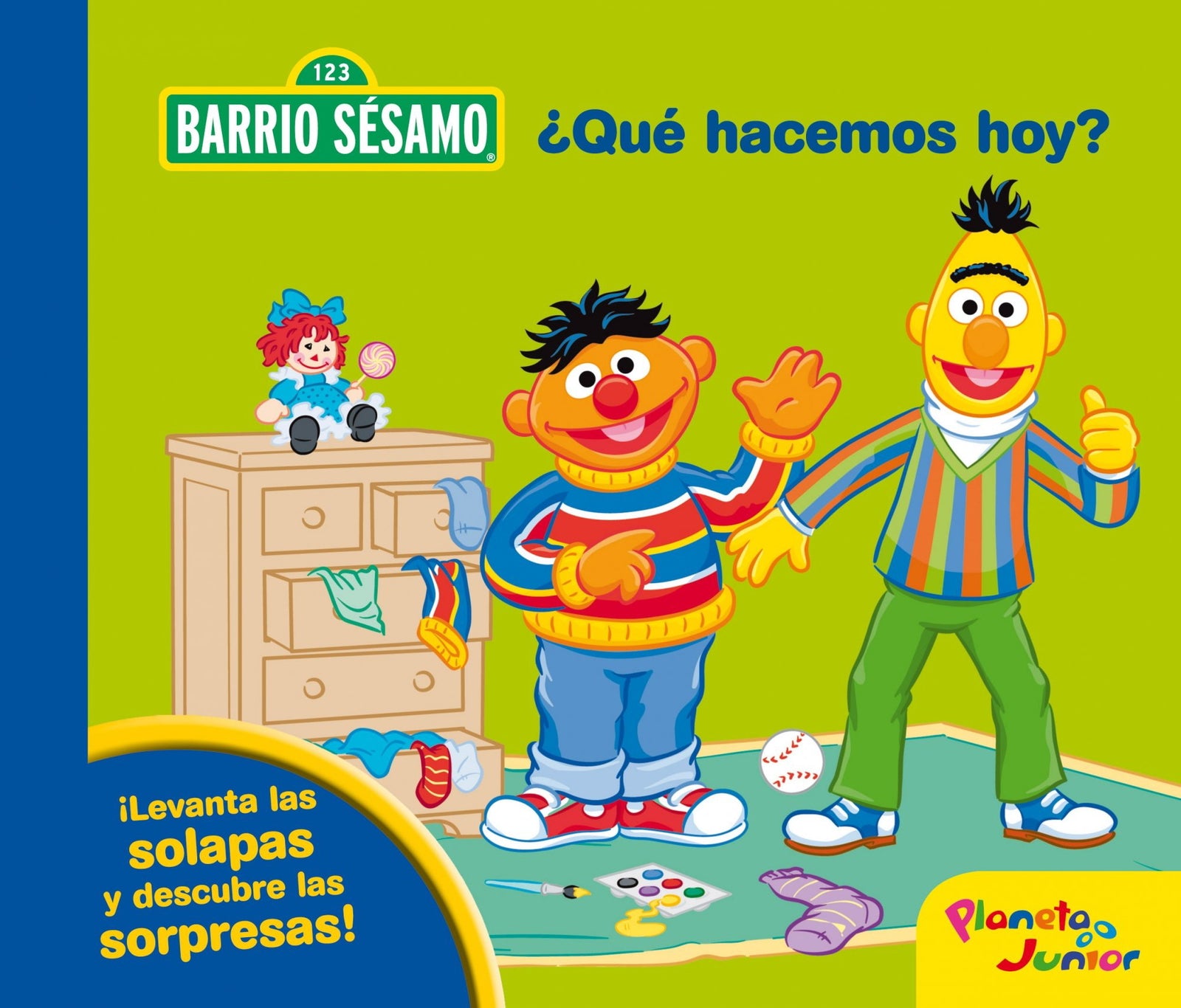 Barrio Sésamo. Libro con solapas: ¿Qué hacemos hoy?