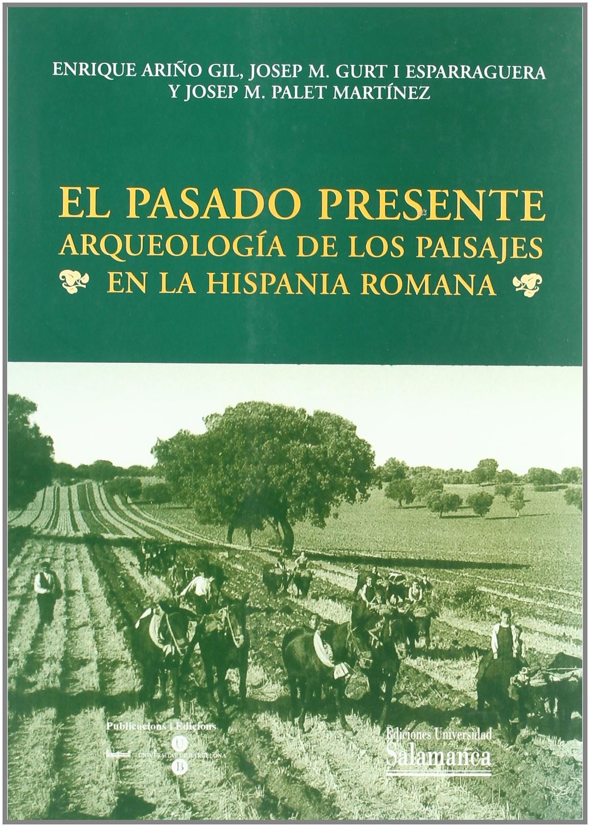 PASADO PRESENTE. ARQUEOLOGIA DE LOS PAISAJES EN LA HISPANIA (ESTUDIOS HISTORICOS Y GEOGRAFICOS)