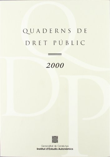 Quaderns de Dret Públic 1999-2000