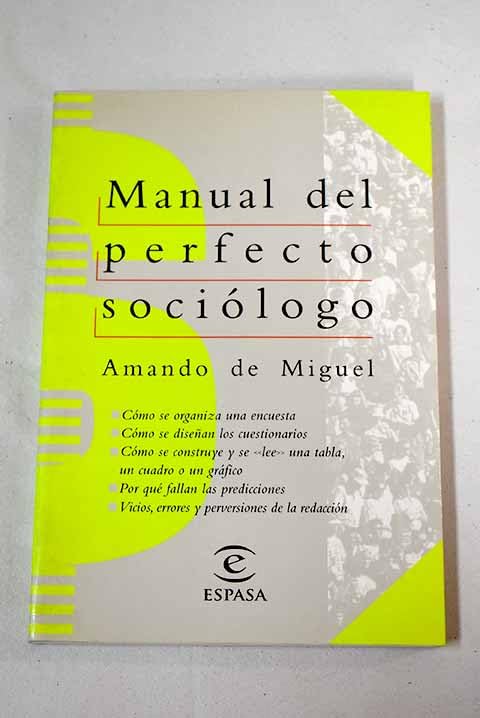 Manual del perfecto sociologo