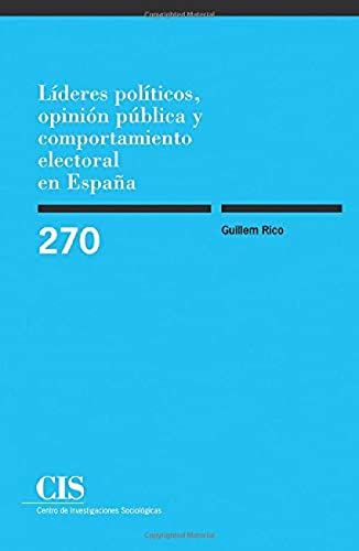 Líderes Políticos, Opinión Pública Y Comportamiento Electoral En España: 270 (Monografías)