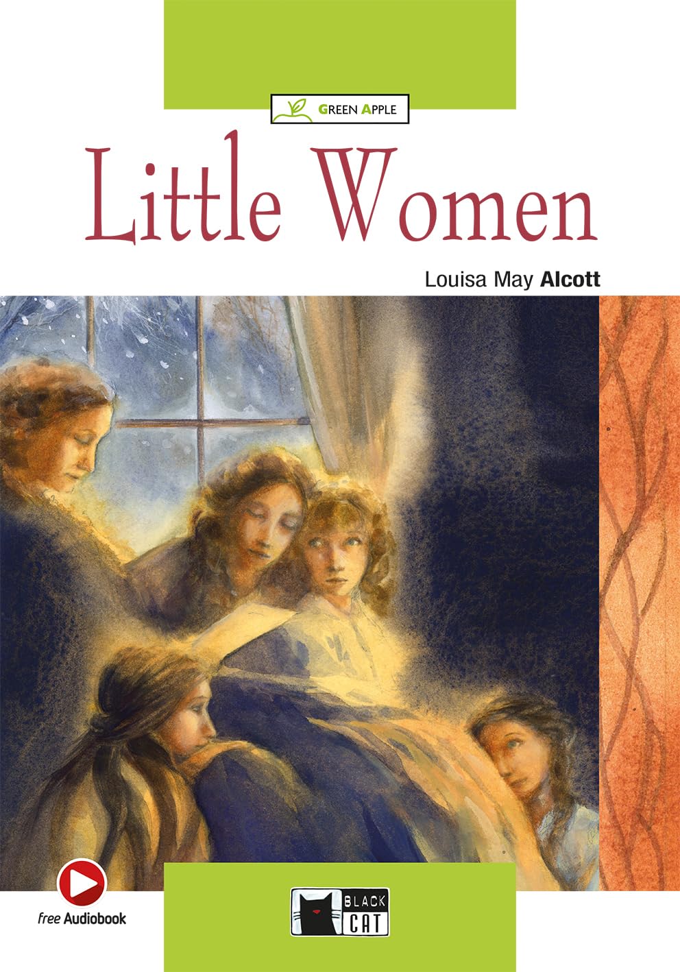 LITTLE WOMEN ( BOOK + CD ): Little Women + audio CD (Green apple) - 9788853004734 (BLACK CAT. GREEN APPLE)