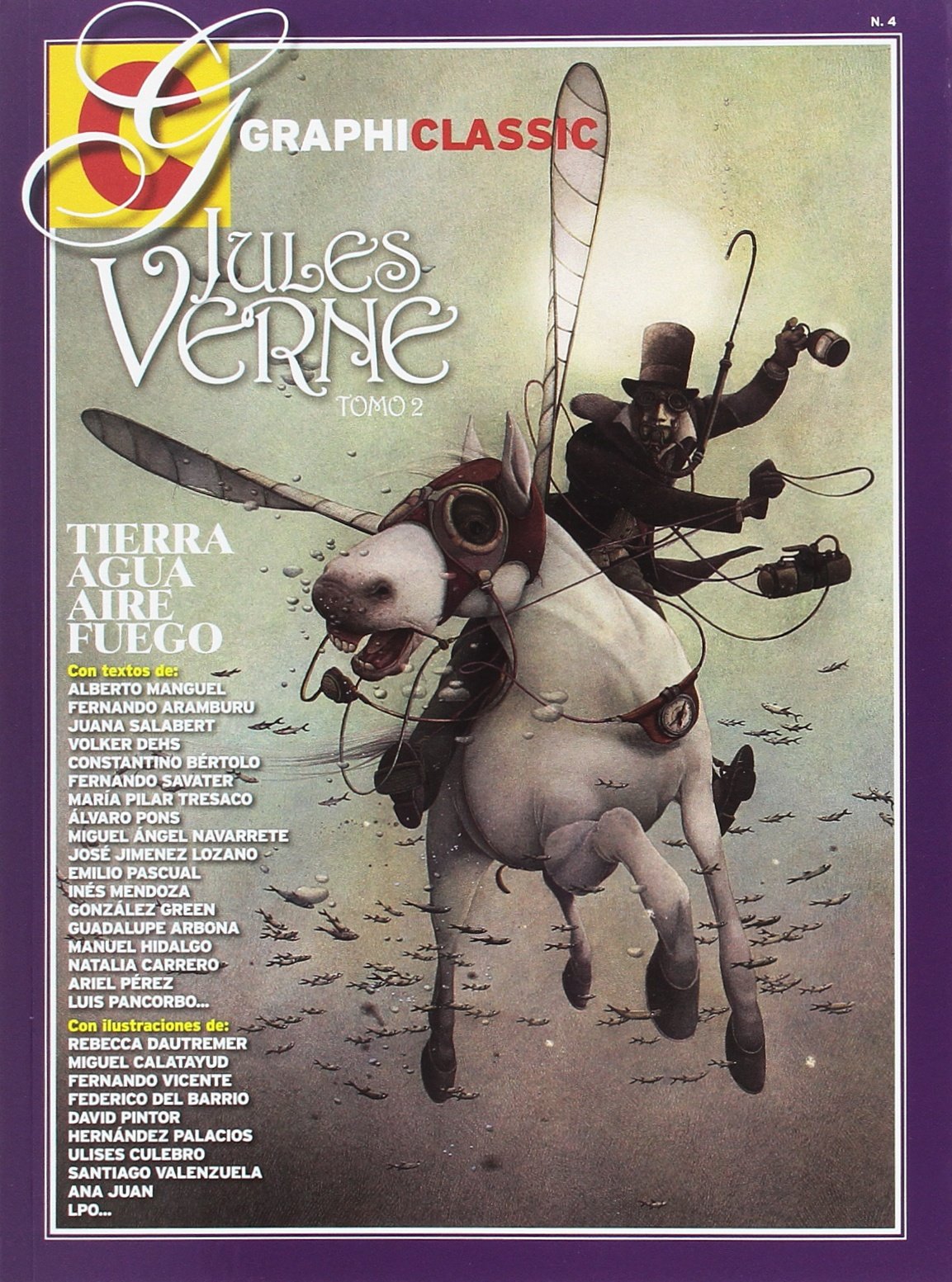JULES VERNE TOMO 2: TIERRA, AGUA, AIRE, FUEGO.