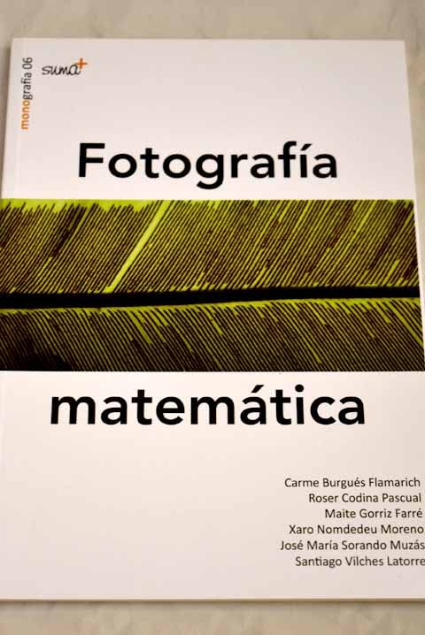 FOTOGRAFÍA MATEMATICA