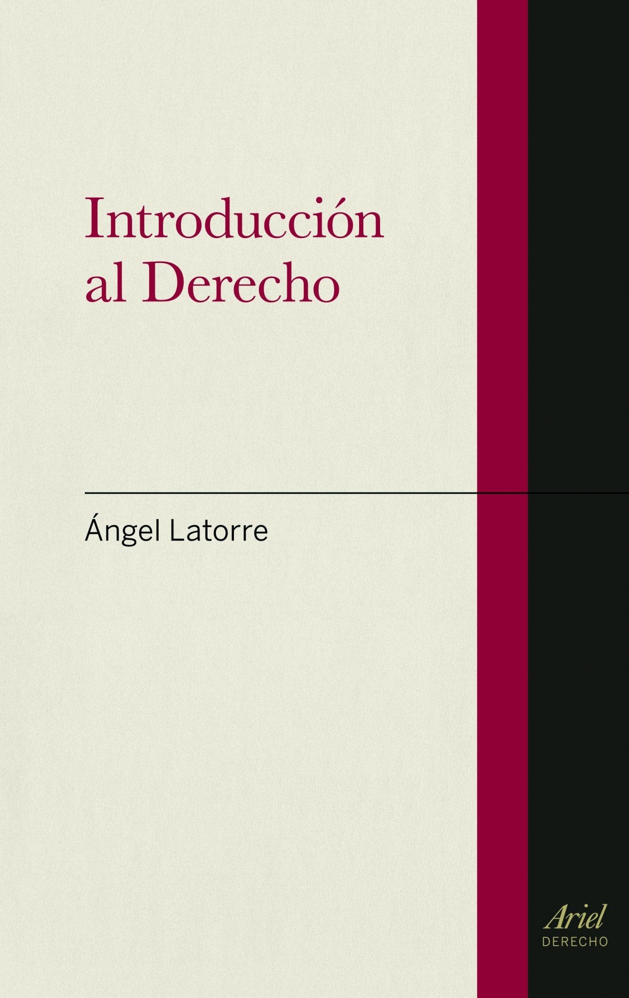 Introducción al Derecho (Ariel Derecho)