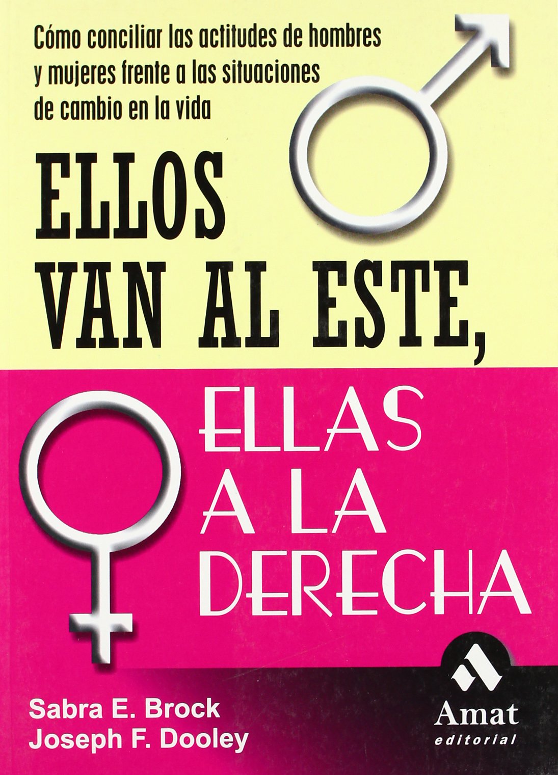 Ellos van al este, ellas a la derecha: Cómo conciliar las actitudes de los hombres y mujeres frente a las situaciones de cambio en la vida (AMAT)