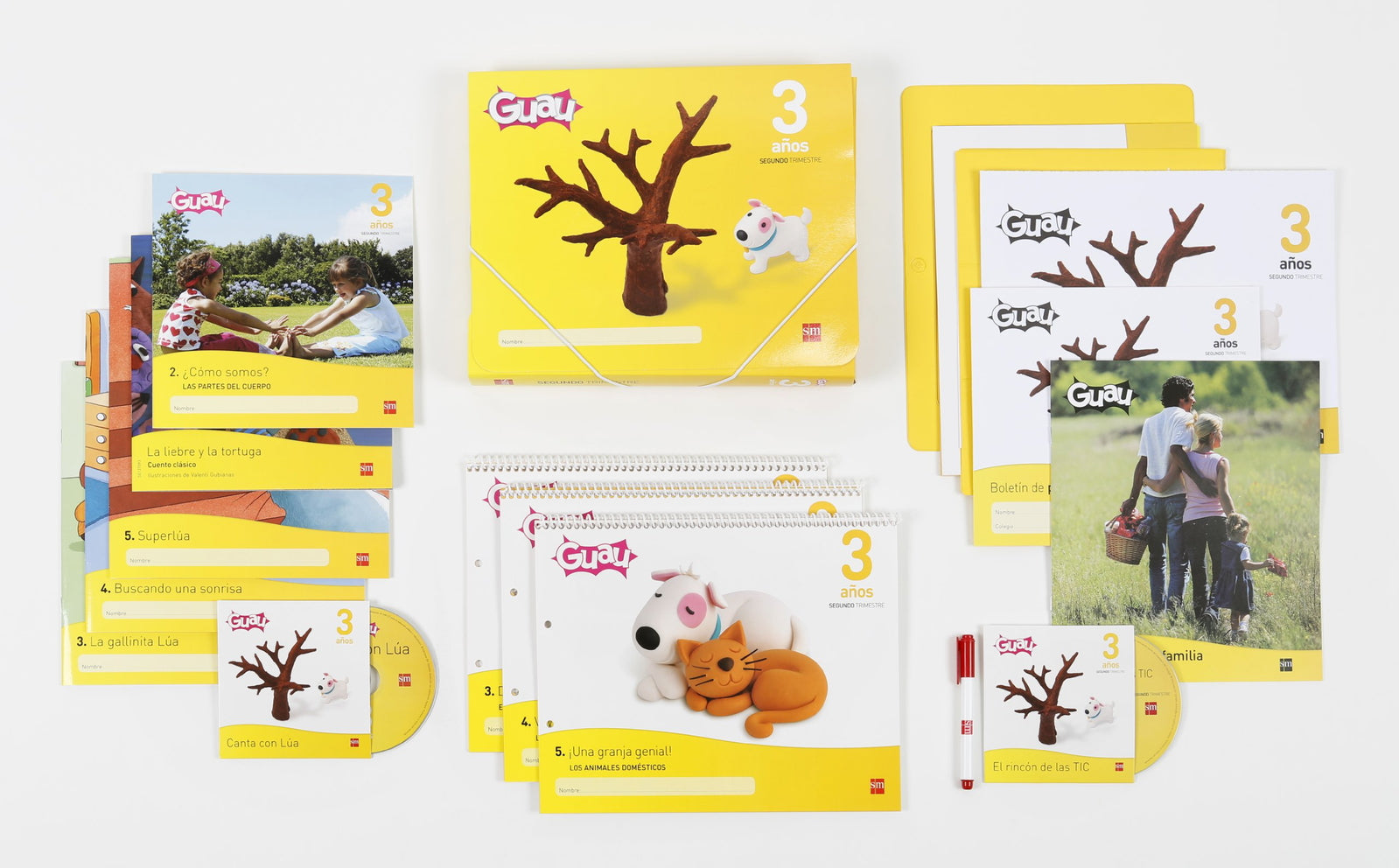 Guau. 3 años, 2 trimestre - 9788467554182 (EDUCACION INFANTIL)
