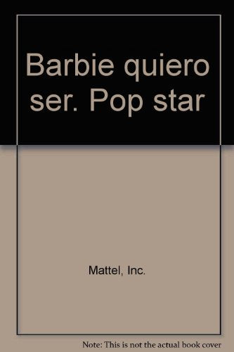 Barbie quiere ser estrella del pop