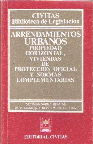 Arrendamientos urbanos, propiedad horizontal, viviendas de proteccion