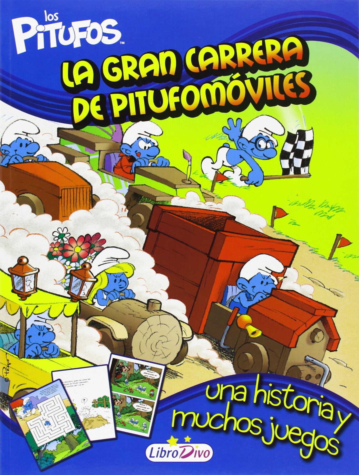 Leo Y Juego. La Gran Carrera De Pitufomóviles