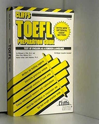 Cliffs TOEFL Preparation Guide (Test preparation guides)