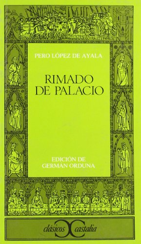 Rimado de Palacio .: 156 (CLASICOS CASTALIA. C/C.)