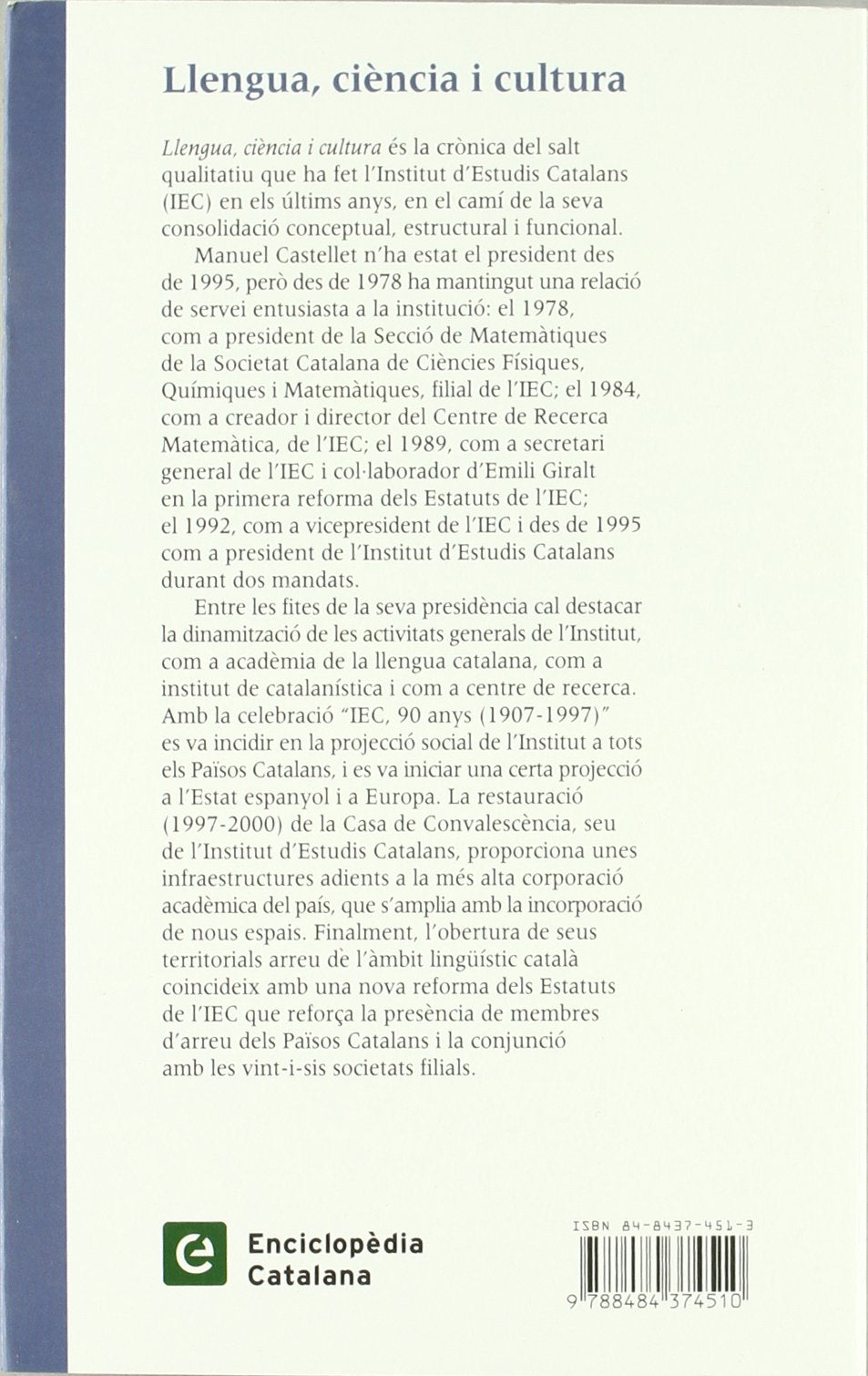 Llengua, ciència i cultura.